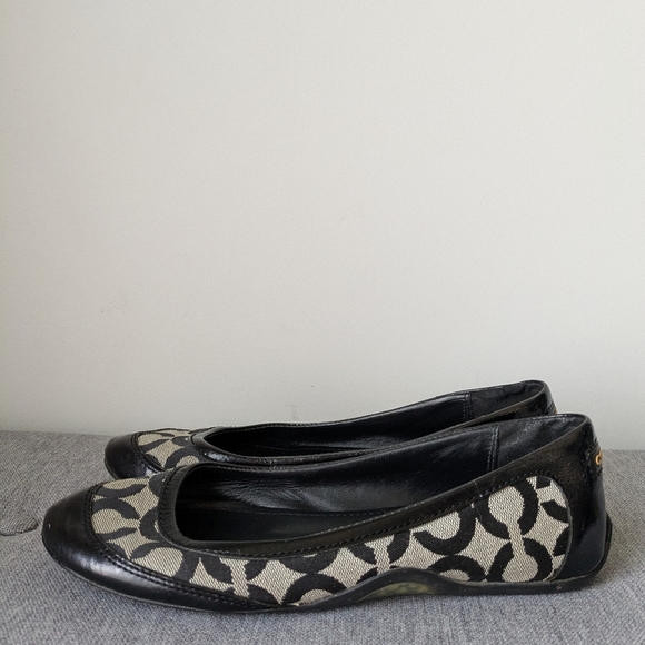 Coach Ballet Flat - signature grey smoke CC size 8 - Picture 5 of 8